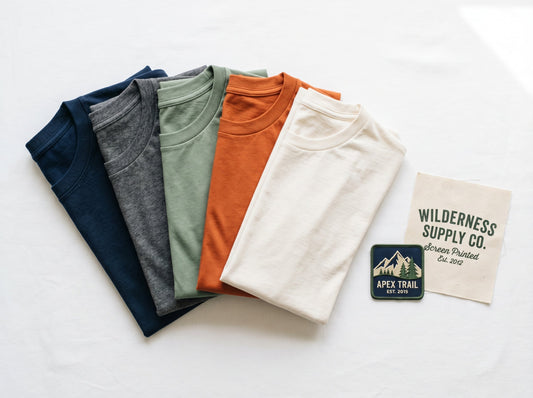 Premium blank T-shirts and apparel styles for custom printing and embroidery