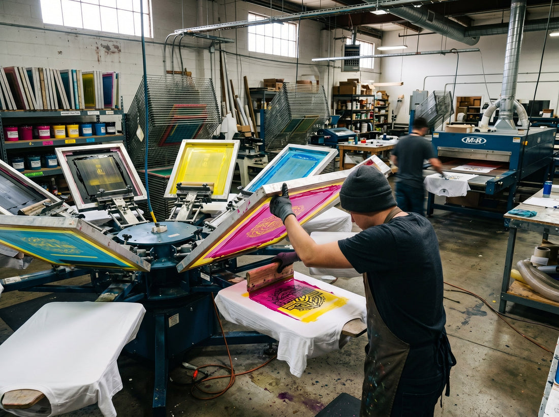 Silk Screen Printing in Orange County | Merchcraft Apparel Lab